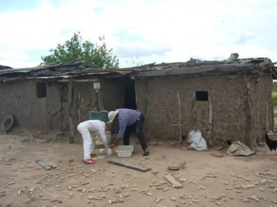 Rancho tipico de area endemica