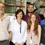 Eduardo Castaño (Izq.), Laura Morelli, Pablo Galeano, Pamela Martino Adami  y Federico Prestia, investigadores del Instituto Leloir que participan del estudio internacional. 