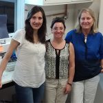 Las doctoras Mariana Pérez Ibarreche (Izq.), Patricia Castellano y Graciela Vignolo,del Centro de Referencia para Lactobacilos, que depende del CONICET.