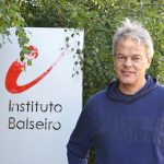 El doctor Edvard Moser, Premio Nobel de Medicina en 2014, en el Instituto Balseiro, Bariloche.  Créditos: Área de Comunicación Institucional del Instituto Balseiro (CNEA-UNCuyo). 